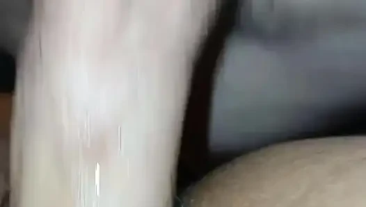 Latina hotwife creampie clean up