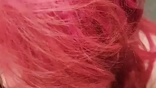ıslak ve dağınık saçla muamele ve saça boşalma