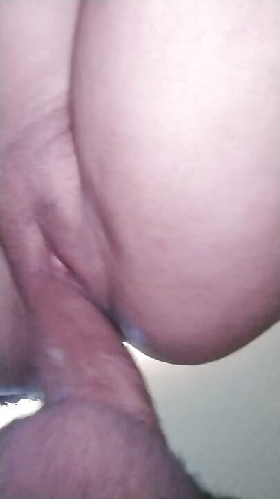 Creampied in Doggy Style by 18yo While Cuckold Works
