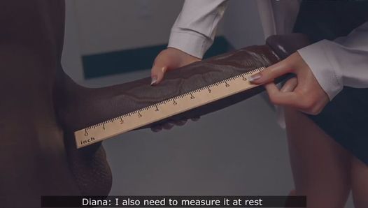 Dobermans Diana, épisode 05, un docteur savoureux sert dans son service de nuit infidèle et savoureux avale l’énorme bite de son amant, sexe béant