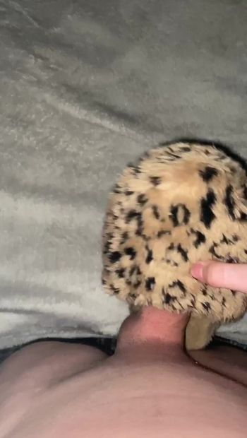 Fucking my leopard slippers