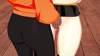 Shihouin Yoruichi x Soifon - 3D leszbikus hentai