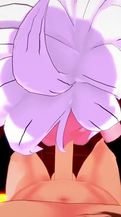 Android 21 kütüphanede mastürbasyon yapıyor, bu yüzden ona yardım ediyorum - Dragon Ball Zex Series | Klip 3