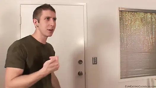 Holly Michaels Wants a Lazy with a Hard Cock but Not Her Cuckold's Tiny Penis Is Not What She Had in Mind