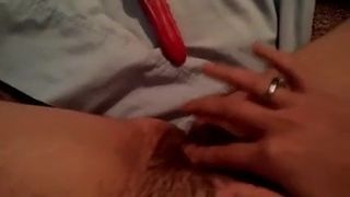 masturbate with ice lolly