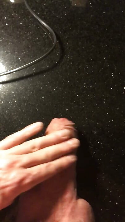 Rubbing out hot cum