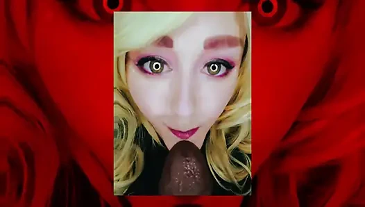 Transforming Into the Pretty Cocksucking Whore for the Day Enhanced