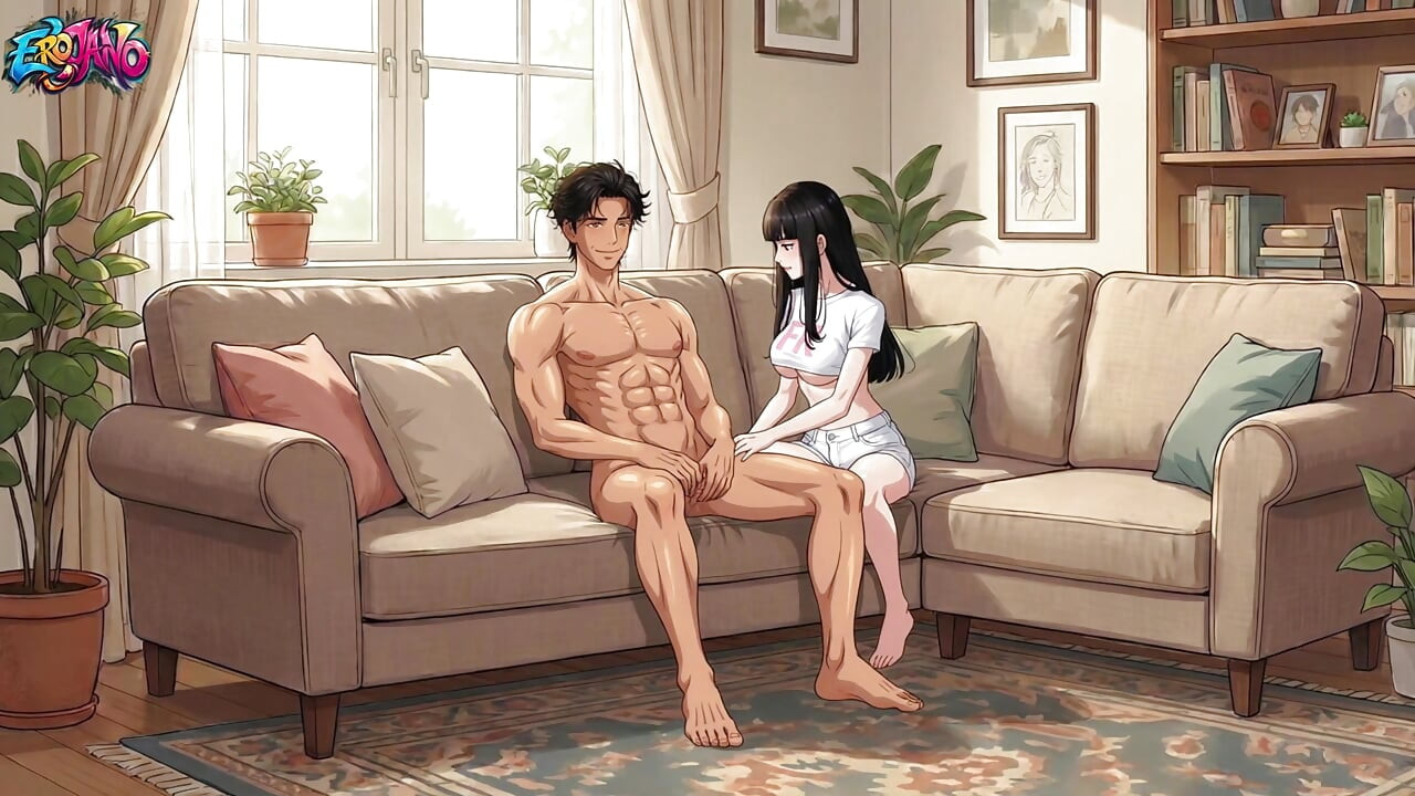 I Fucked My Girlfriend's Stepsister (19) While She Was Watching Hentai Anime