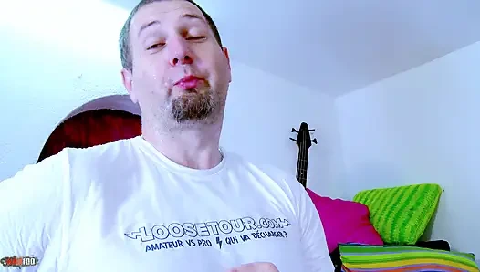 Sabrina Sweet French Blonde Pornstar FMM Threesome Blowjob & Cumshot