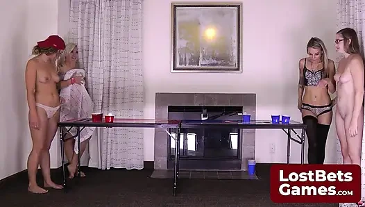 Strip beer pong game anticipation surges before Tobi's iconic tattoo