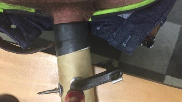 Trying my selfmade Mastrubator