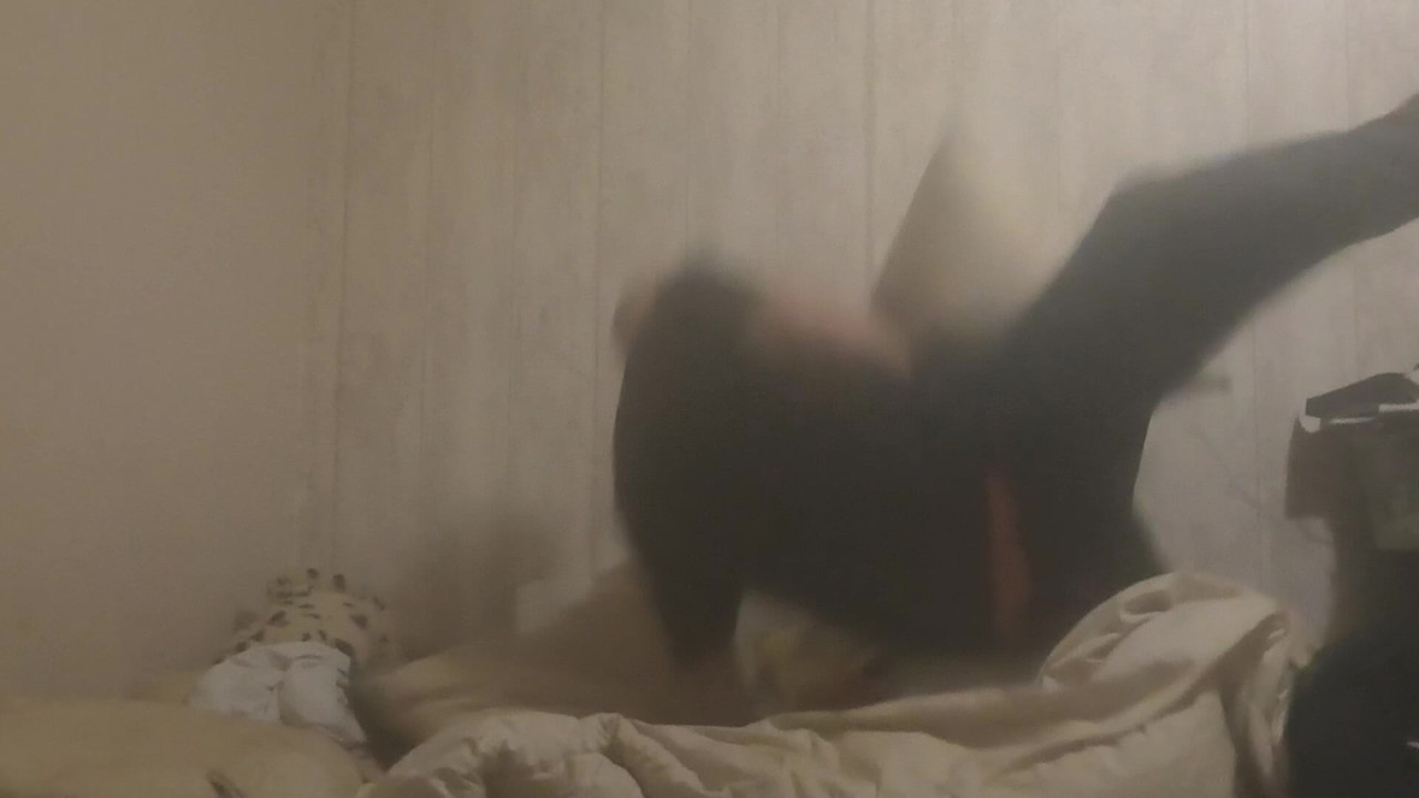 Sneaking into the room