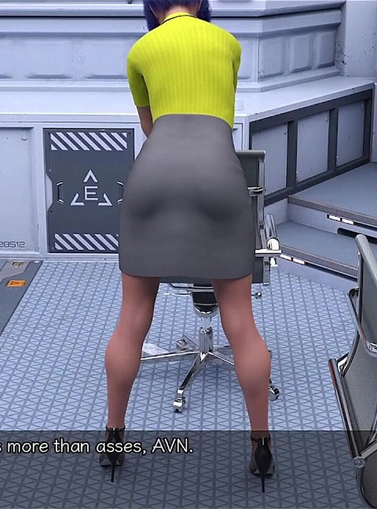 Stranded in Space - Blue Haired Big Tits MILF Wants to Talk