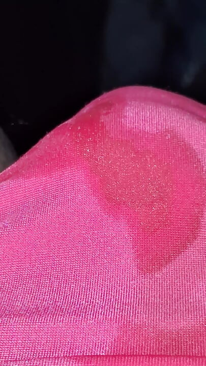Bright pink panty pee