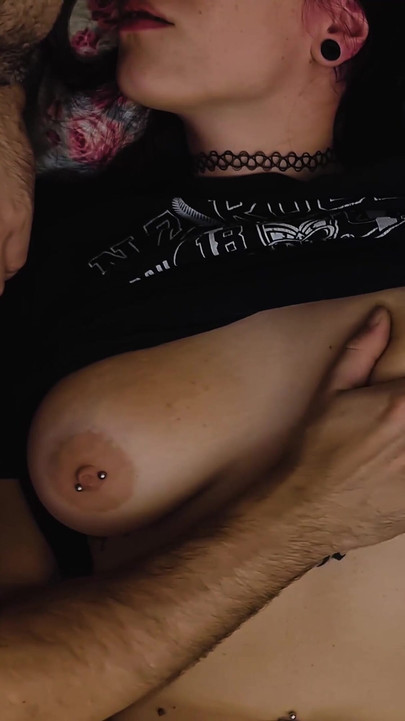 Key moment from "very hard orgasm while masturbating and beeing nipple played - Unlimited Orgasm"