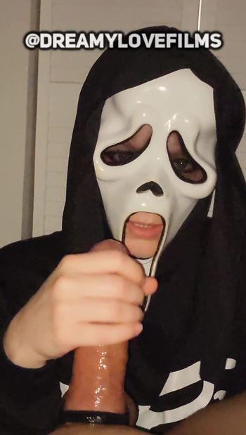 Ghostface geeft KILLER aftrekbeurten 🤝 #doublehandjob - KLIK OP PROFIEL VOOR VOLLEDIGE lange video's :D