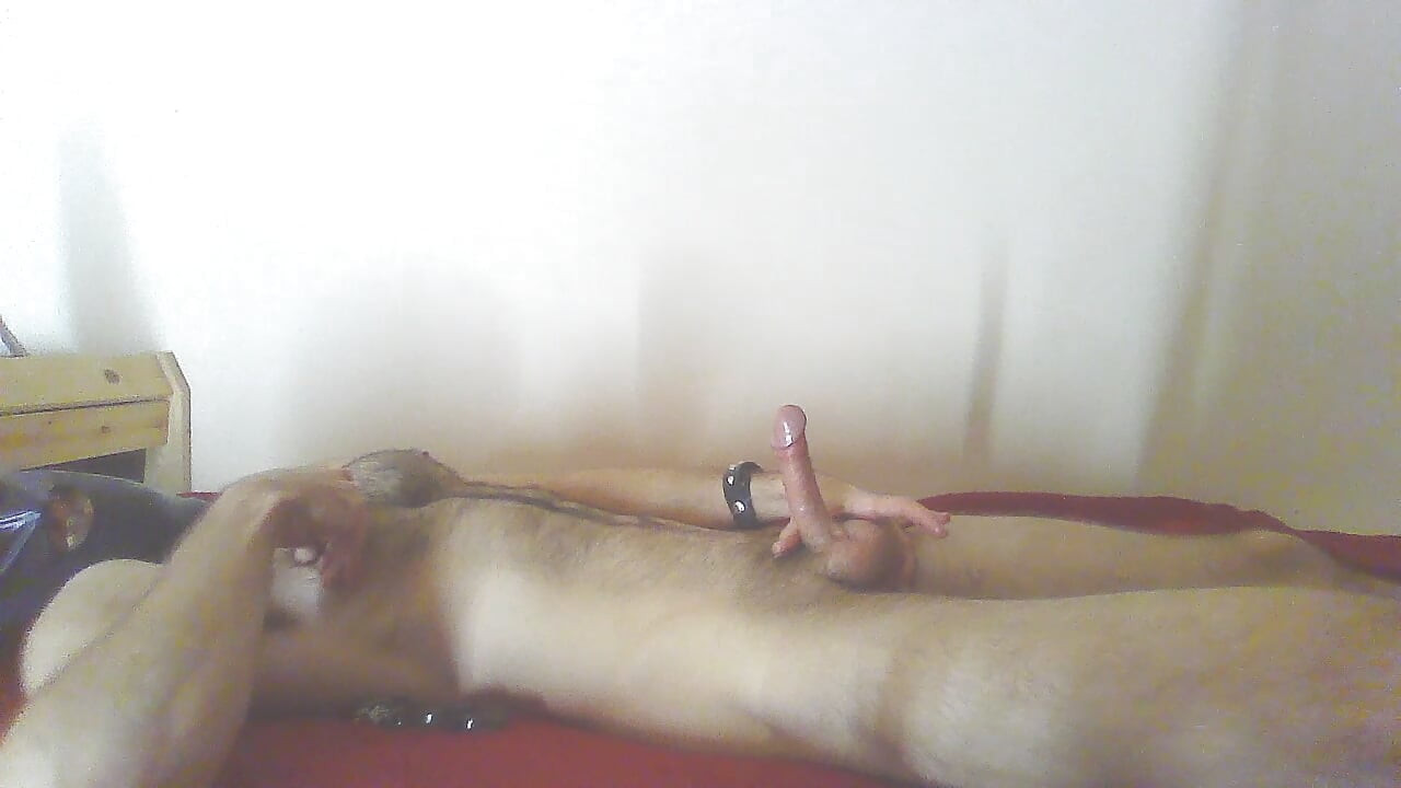 Masked  prostate and cock play .