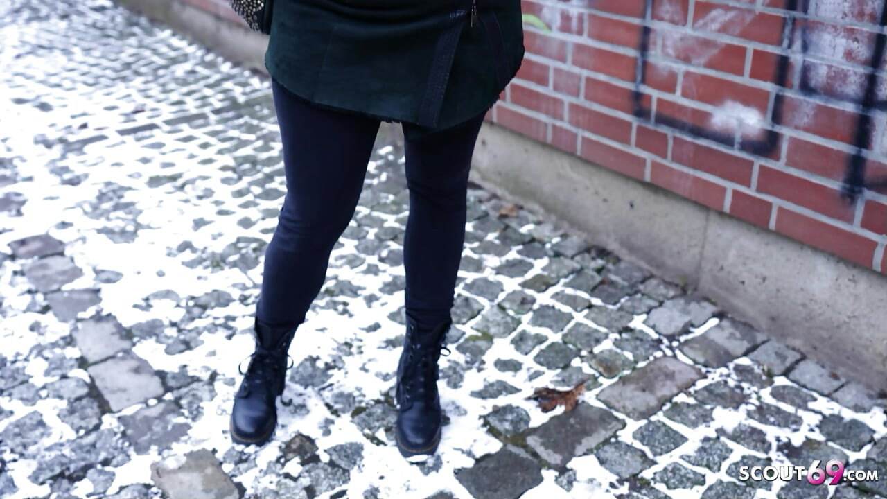 GERMAN SCOUT - Huge Ass German Tattoo Model Mandy Heart Pick Up for Casting Fuck