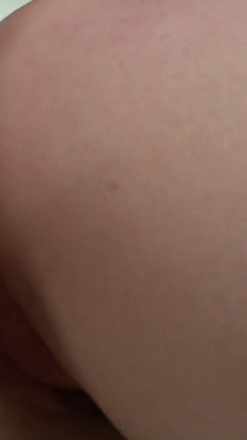 Powerful moment from "Brunette with amazing ass rides her step dad's cock"