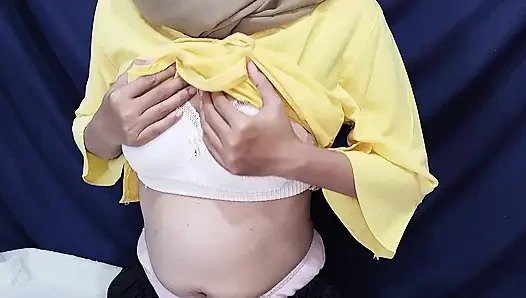 hijab filipina women masturbate together with Neighbour