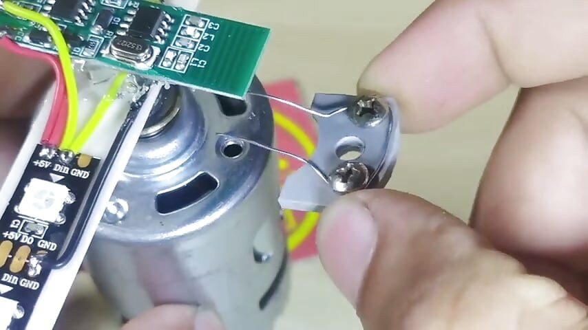 How to create LED fan in home