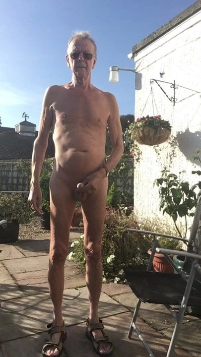 My naked hard body