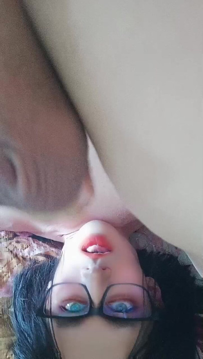 My dick is over my face