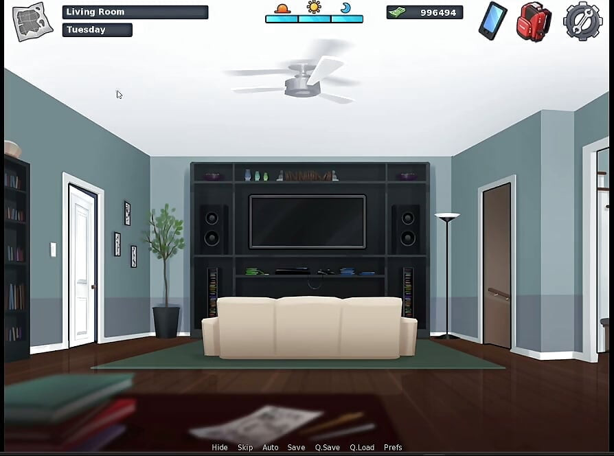 Summertime Saga Gameplay : Intense Massage Scene with the Receptionist.