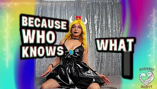 Tanrıça Rarity bowsette olarak minik mantar için kötü!