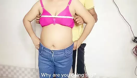 Desi village beautiful girl seduces young tailor for fucking with clear audio.