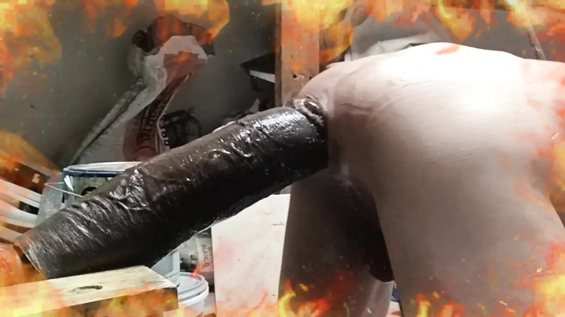 Enorme Polla Negra Destroza Al Gloton