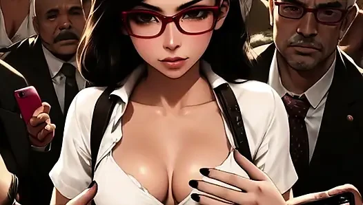 Anime kız öğrenciler mosh çukurunda anlamsız sikiliyor