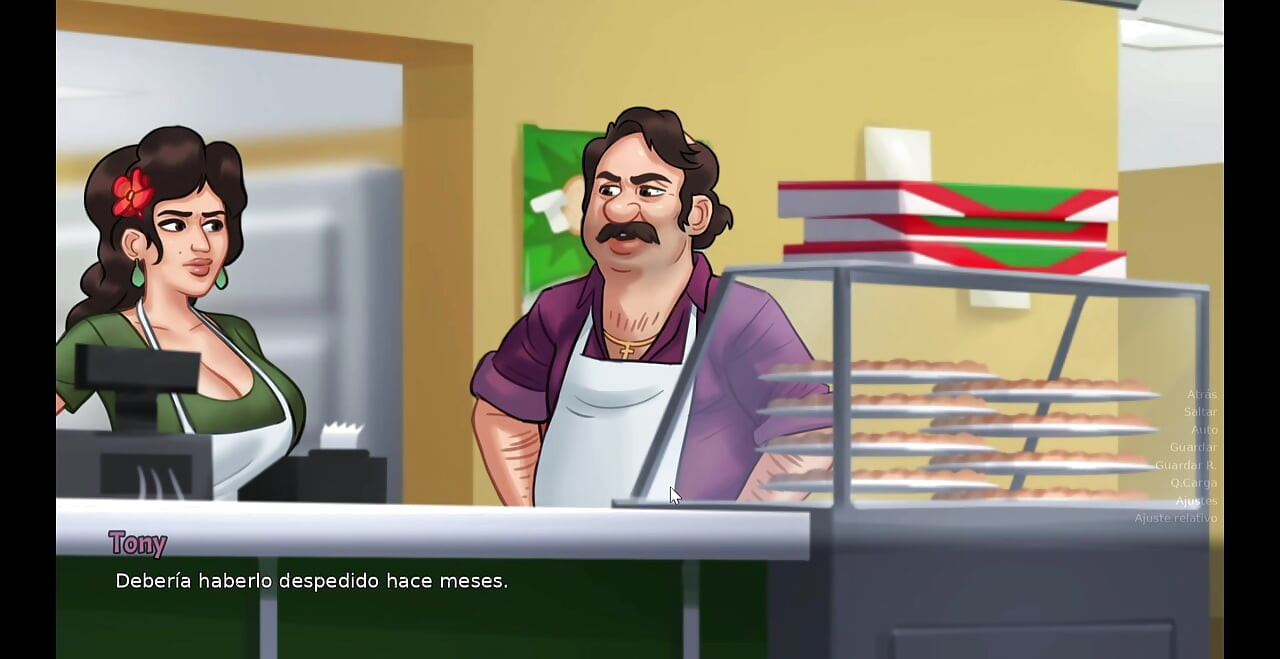 Stepmom goes into the bathroom to masturbate her stepson