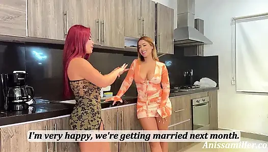 Meine cuckold-stiefschwester sagt ja zur hochzeit, und ihr ehemann sagt ja, um mich mit sperma zu füllen.