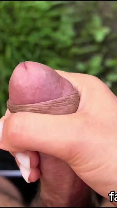Risky Handjob in Open Field - Almost Caught! POV Outdoor Cumshot | Clip 2