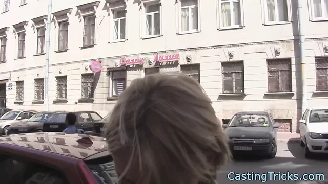 Casting amateur stuffed with agents big cock
