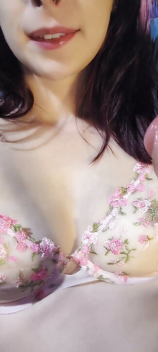 Horny Babe Sucking Dildo