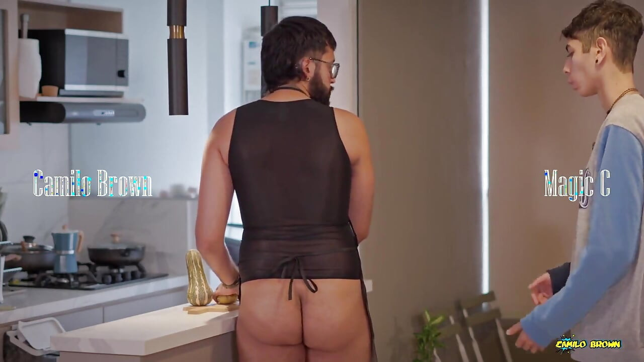 Nudist Chef Surprise: Magic C Rims Camilo Brown, Fucks Him Bareback & Breeds His Ass - Creampie Pushout N ATM