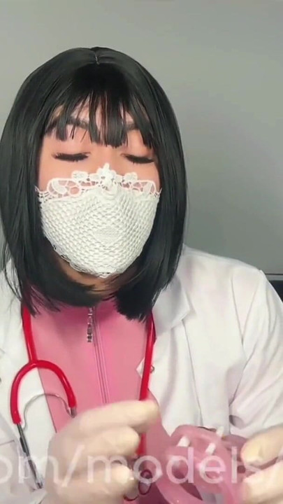 Captivating moment from "Medical Exam: Trans Doc Dominates Patient with Huge Cum Load"