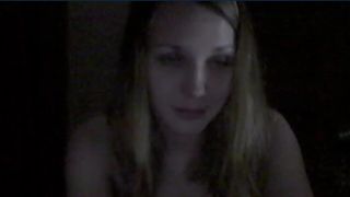 Mon ami Skype fait un show webcam pour moi