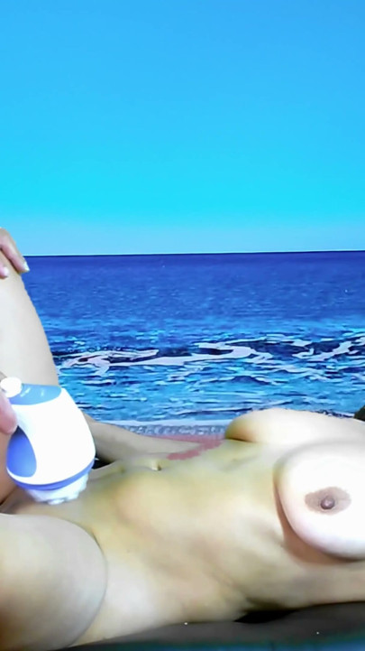 GETTING FUCKING HOT ON A BEACH WITH ADAMANDEVE AND LUPO | Clip 3
