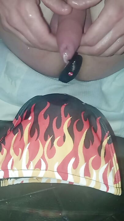 Firefighter with sperm hose