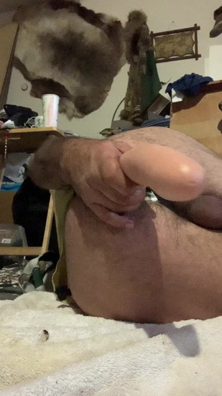Panty wrapped dildo