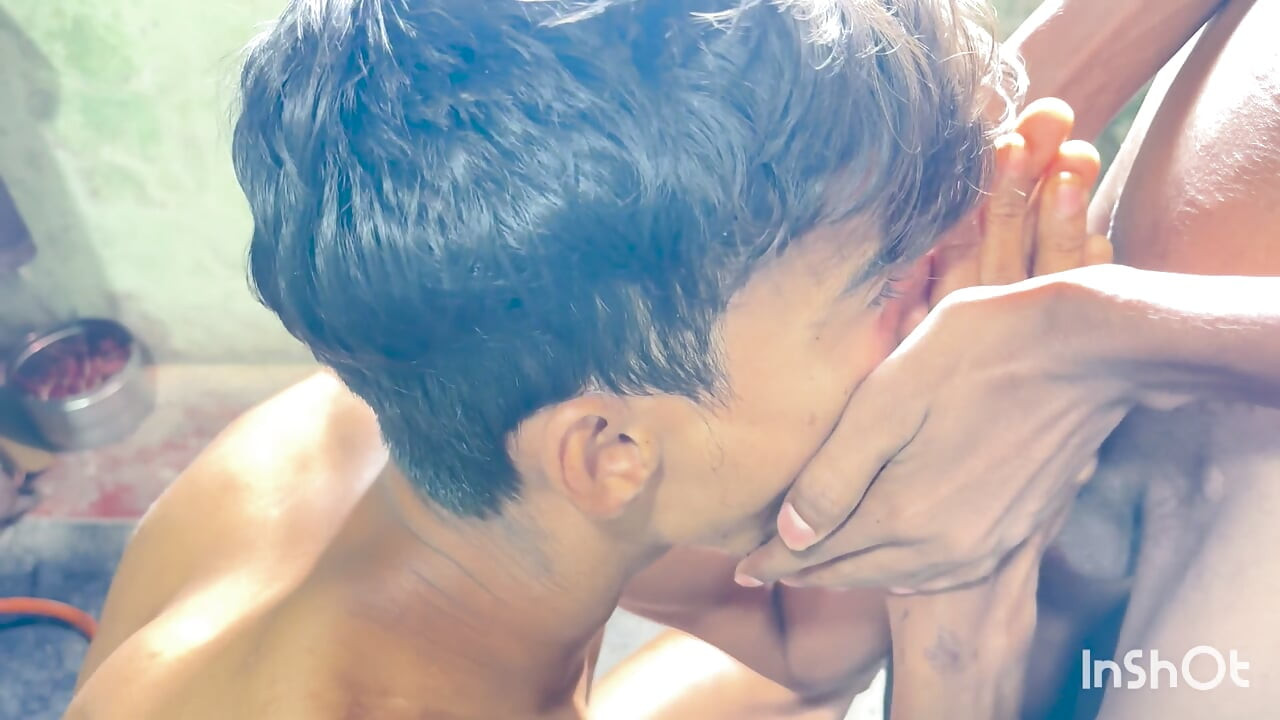 Indian boy blowjob with gay boy &fuck each other