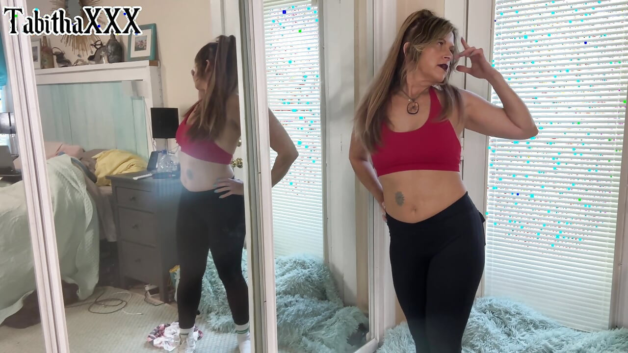 Jerk off and Worship Step-moms Hairy Bush and Big Jiggly Ass