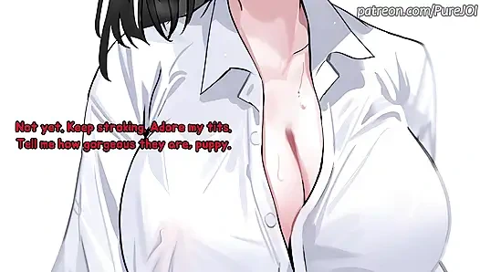 Rio from Blue Archive tests her new innovation on you (Feet and Pantyhose)