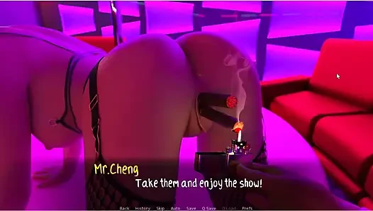 Lollygagging akhir pekan - gameplay - roleplay - strip club - minum dari memek