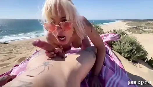 I Was Fucking a Latina Tourist on a Public Naturist Beach in Portugal