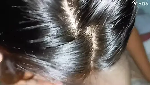 My stepbrother visits me for dinner and we stay to fuck