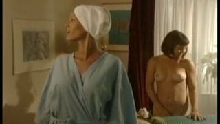 Nun goes in for a nude lesbian massage (short)